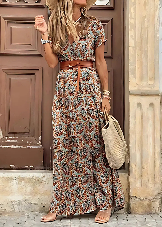 Boho Sommer Maxikleid - Fließendes Kleid für Eleganz