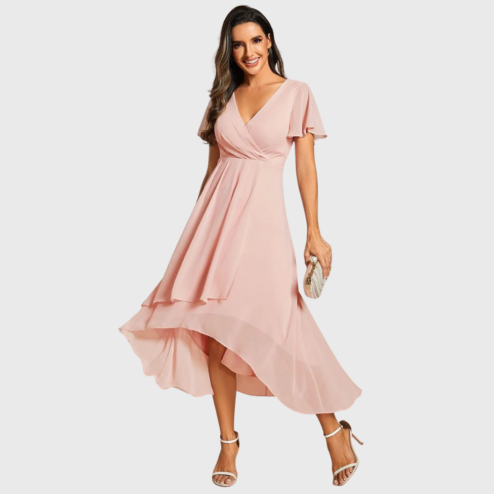 Damen Midi Kleid - Bequemes Sommerkleid Mit Fließender Silhouette