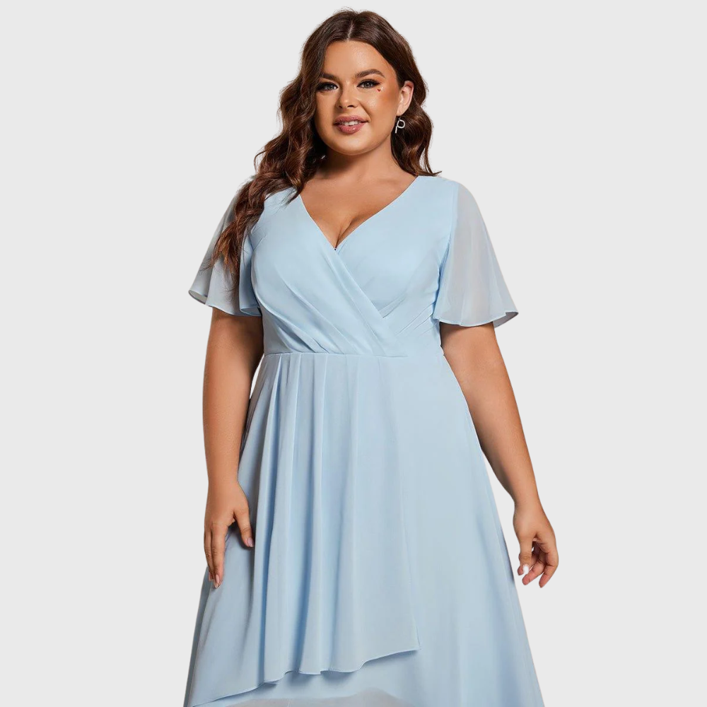Damen Midi Kleid - Bequemes Sommerkleid Mit Fließender Silhouette