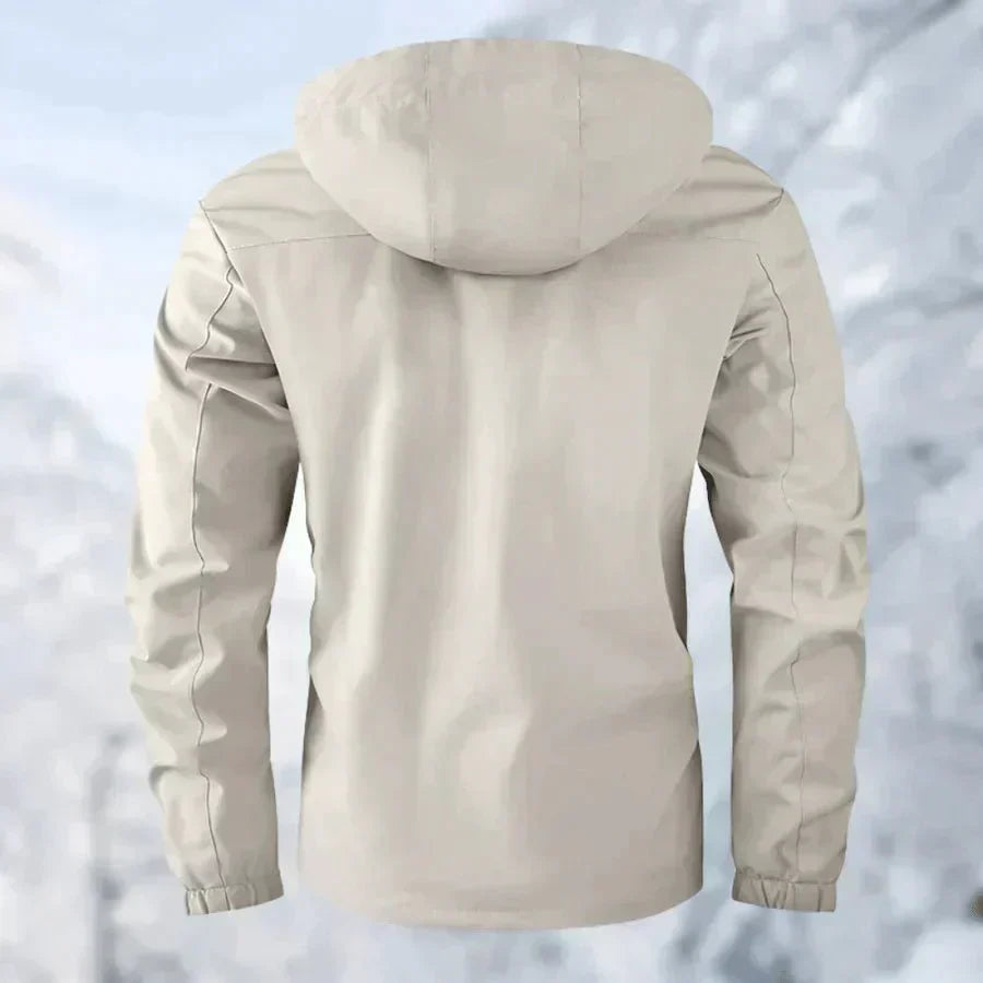 Herren funktionale wasserdichte Jacke mit praktischen Taschen