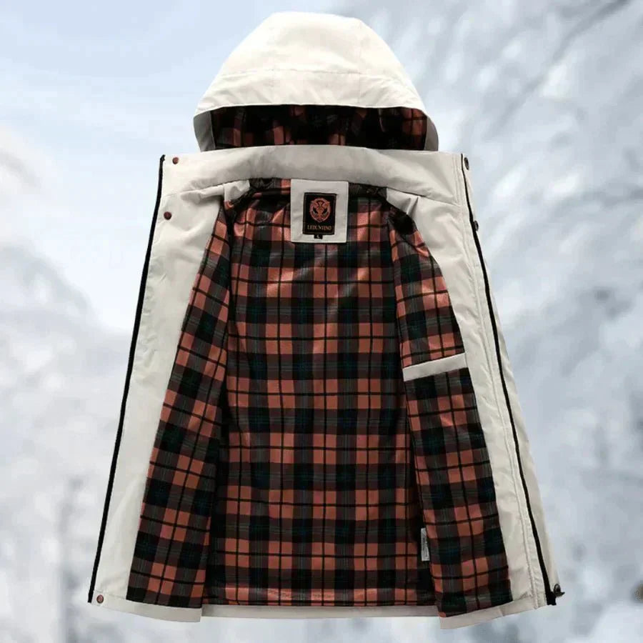 Herren funktionale wasserdichte Jacke mit praktischen Taschen