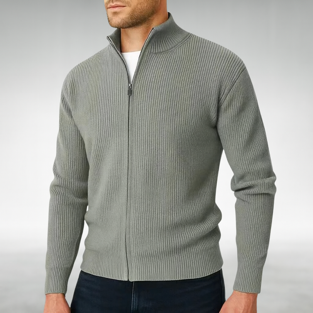Herren Strickjacke Mit Reißverschluss - Bequem & Stilvoll