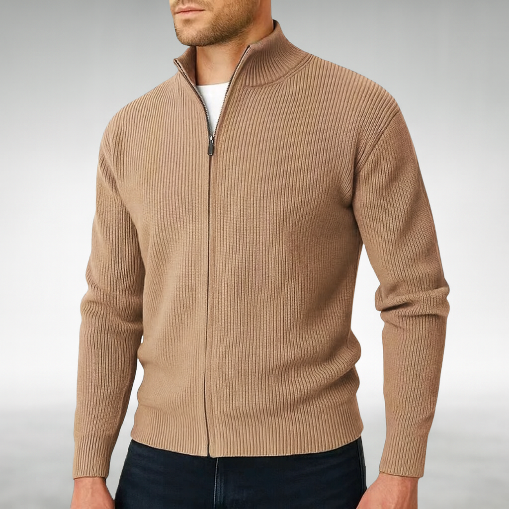 Herren Strickjacke Mit Reißverschluss - Bequem & Stilvoll
