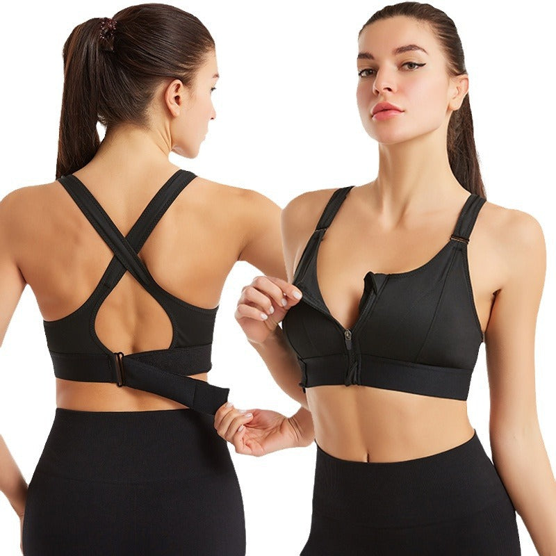 Damen Atmungsaktiver Sport-BH – Hoher Halt, Drahtlos, Bequem