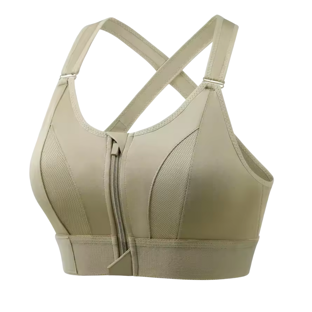 Damen Atmungsaktiver Sport-BH – Hoher Halt, Drahtlos, Bequem
