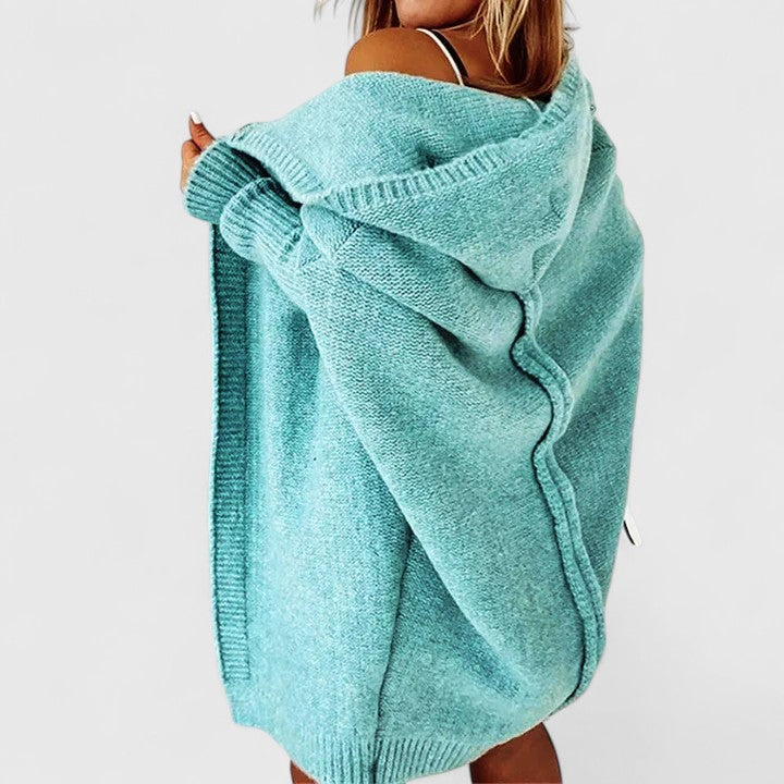 Strickjacke Damen Lang - Bequem, Oversized, Vielseitig