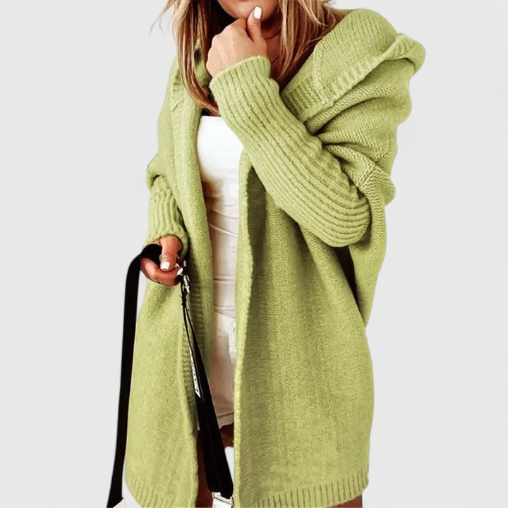 Strickjacke Damen Lang - Bequem, Oversized, Vielseitig