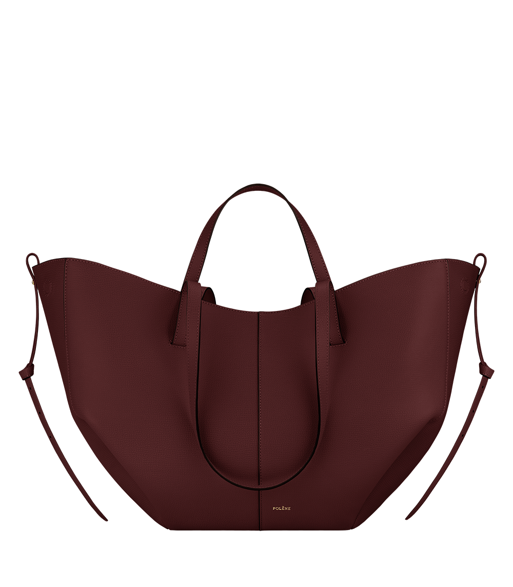 Cyme Edition – Tote aus strukturiertem Kalbsleder in Camel