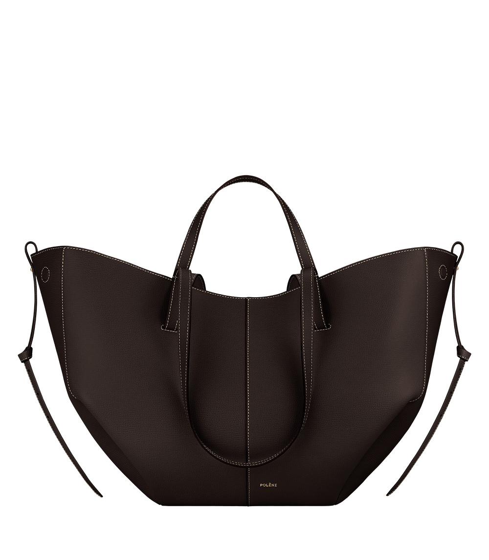 Cyme Edition – Tote aus strukturiertem Kalbsleder in Camel