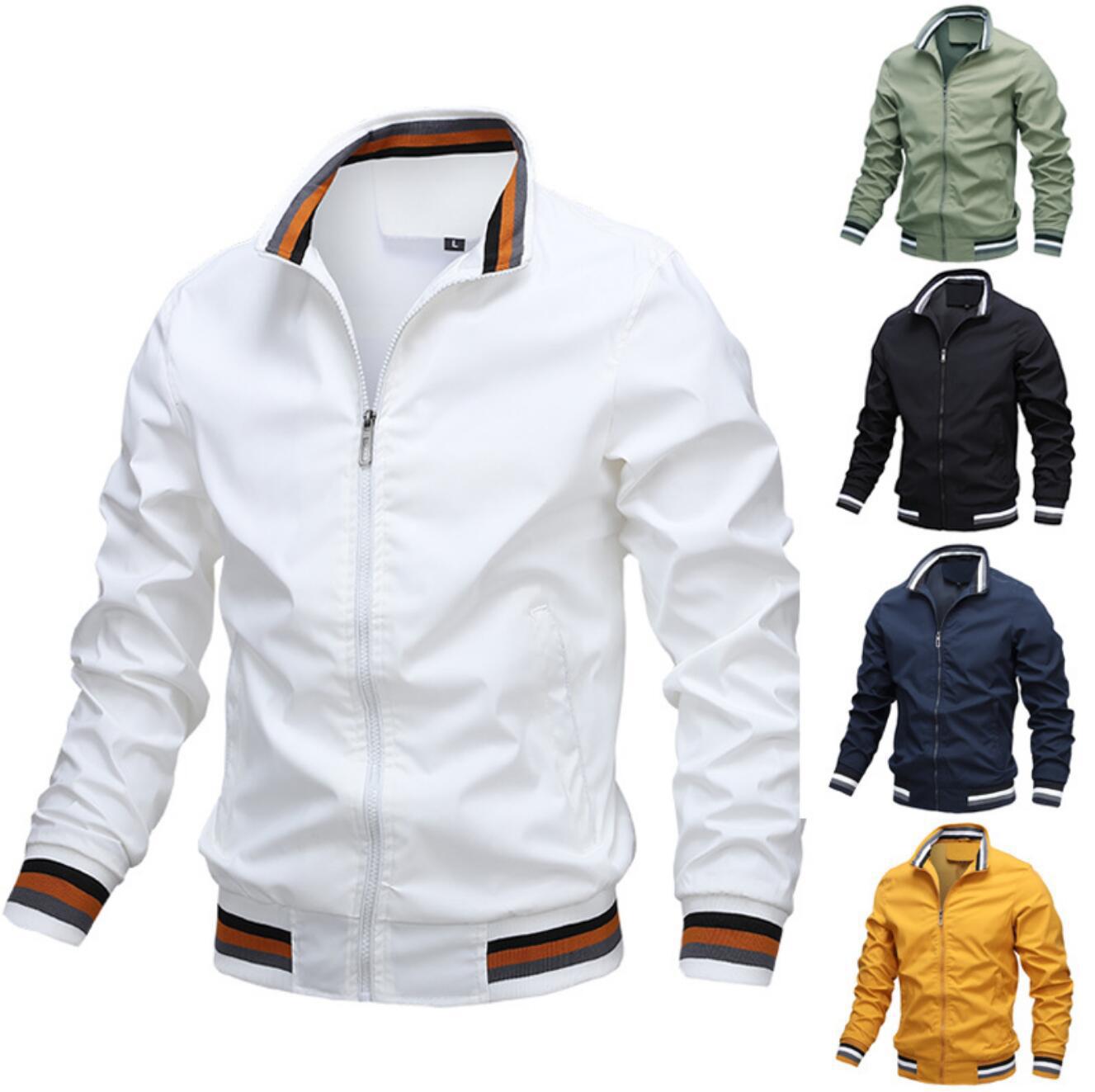 Herren Sportlicher Blouson Jacke mit Winddichtem Design und Praktischen Taschen