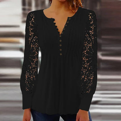 Greta - Elegante Bluse Mit Langen Ärmeln