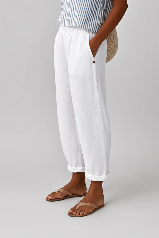 Klassische Damenhosen - Atmungsaktive Leinen-Stoffhose Für Komfort & Stil