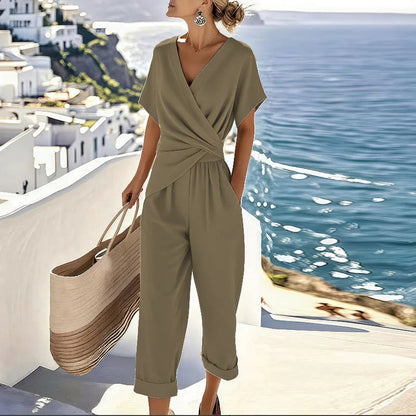 Elegantes Damen Set - Wickeldesign für Komfort