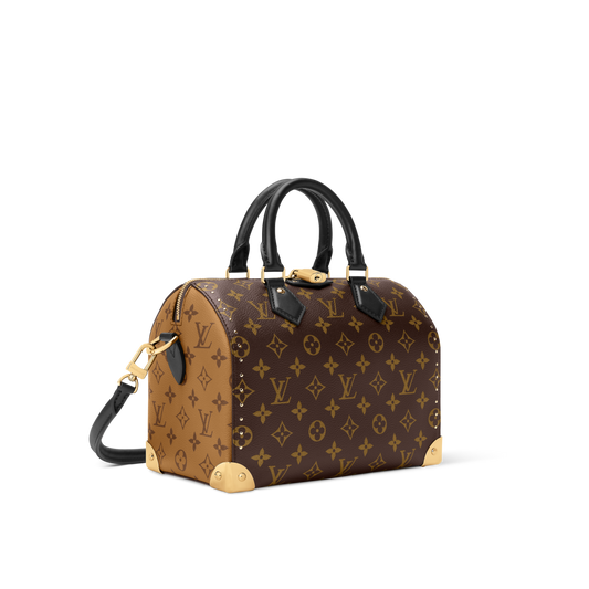 Speedy Trunk 25 – Monogram Canvas mit Trunk-inspirierten Details