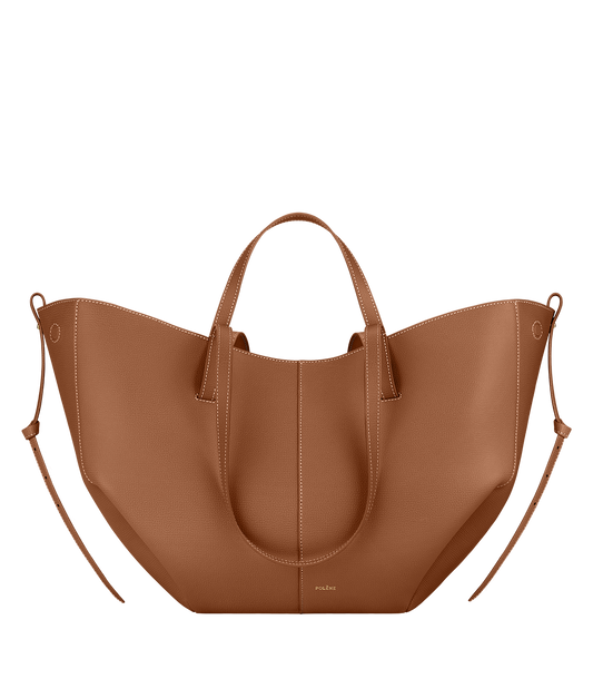 Cyme Edition – Tote aus strukturiertem Kalbsleder in Camel
