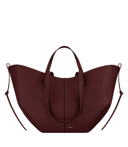 Cyme Edition – Tote aus strukturiertem Kalbsleder in Camel