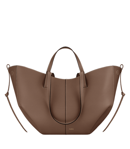 Cyme Edition – Tote aus strukturiertem Kalbsleder in Camel